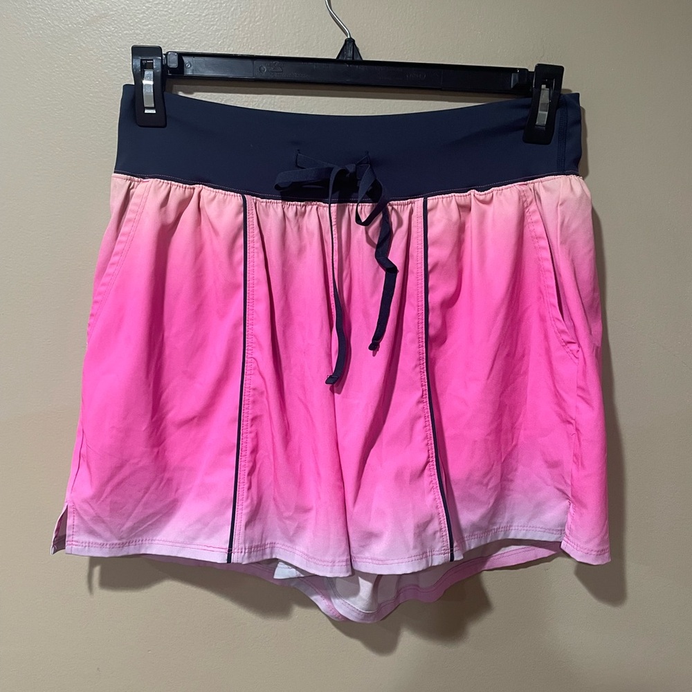 LIVI for Lane Bryant Pink Ombre Athletic Shorts